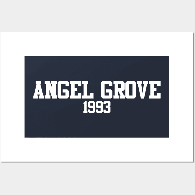 Angel Grove 1993 Wall Art by GloopTrekker